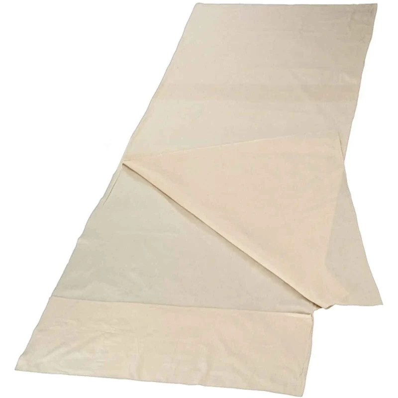 Schlafsack Inlett Hüttenschlafsack Baumwolle 200 cm x 80 cm Kissenfach