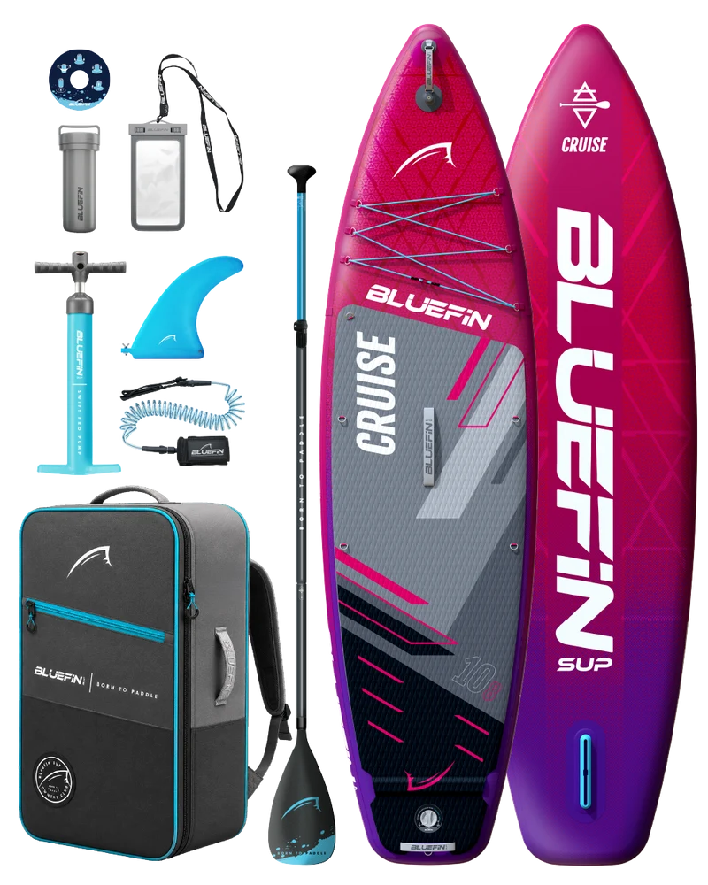 Cruise 10'8 aufblasbares SUP-Board – Rot