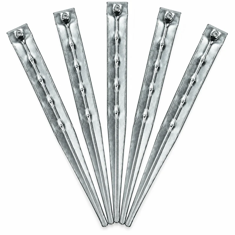 Heringe 5 St Aluminium 18 cm Ultraleicht Erdnägel 16 g Hering